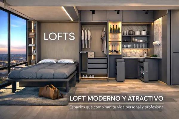 Loft en Venta en la Zona de Santa Fe, Estilo Premium con Amenidades Exclusivas !