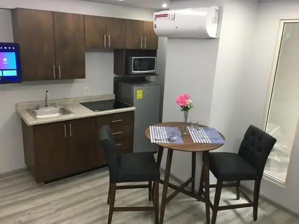 Rento Aparta Studio Amueblado  Muy Céntrico Monterrey  Nuevo Leon