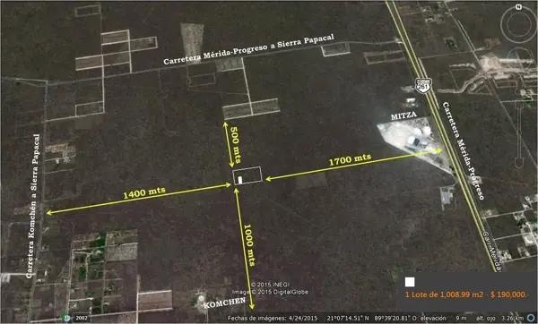 Lotes en venta en KOMCHEN cerca Carretera Progreso-Mérida Lotes en venta en KOMCHEN cerca Carretera Progreso-Mérida