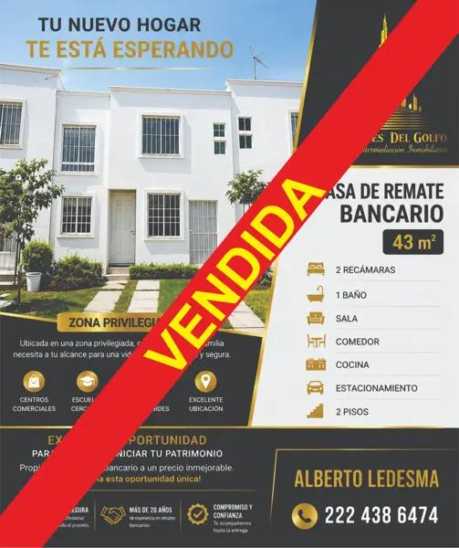 Casa en Venta por Ejecución Hipotecaria en Las Fuentes, Xalapa