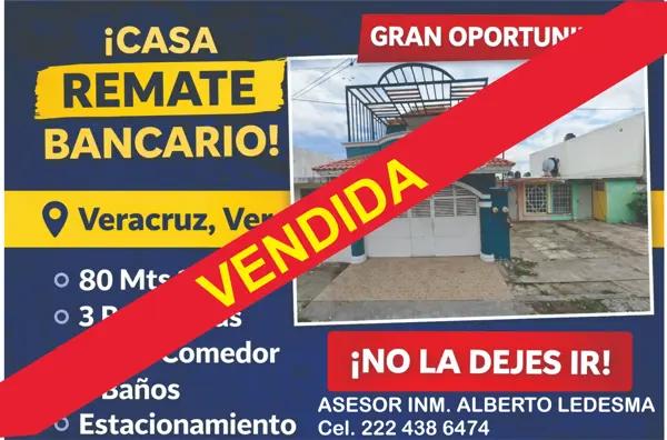Oportunidad de Inversión: Casa Adjudicada en El Coyol, Veracruz