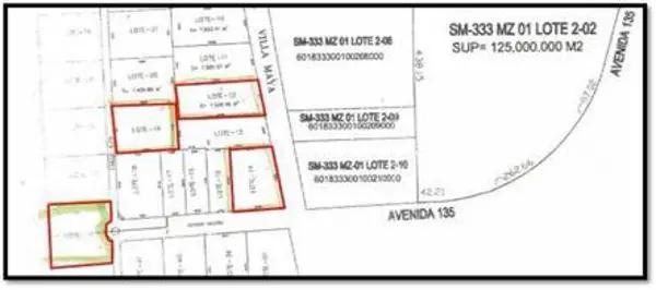 SE VENDEN TERRENOS 1 HECTAREA AVENIDA 135 CANCUN