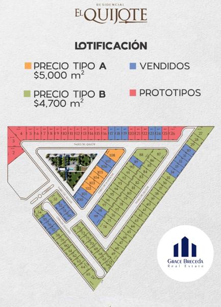 Terreno en Venta en Residencial El Quijote, Torreón, Coahuila. Terreno en Venta en Residencial El Quijote, Torreón, Coahuila.