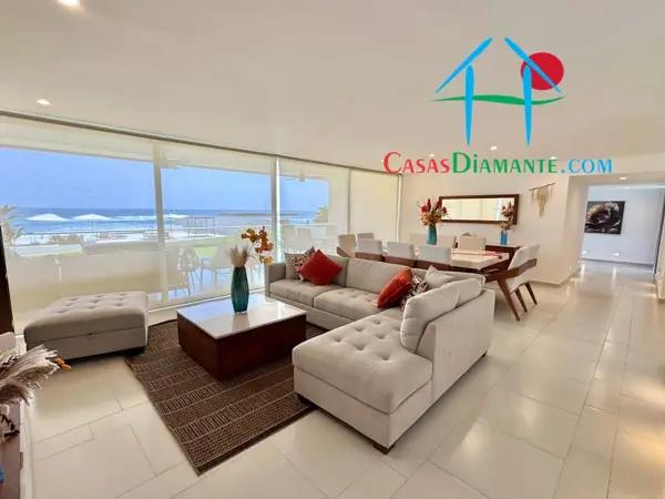 Departamento en Costa Real con terraza y vista al mar