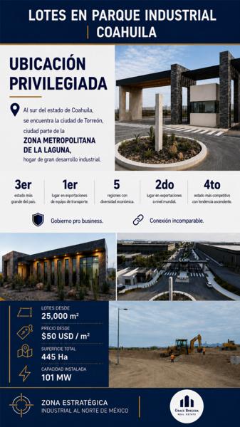 Terreno en venta en Industrial Mieleras, Torreón, Coahuila de Zaragoza