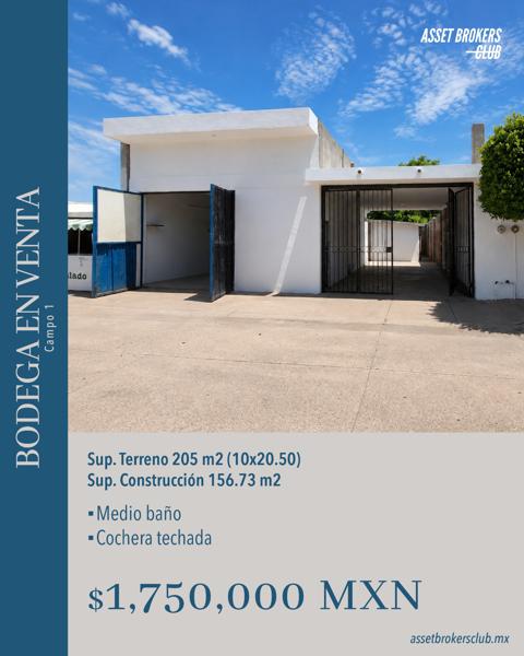 BODEGA EN VENTA CAMPO 1