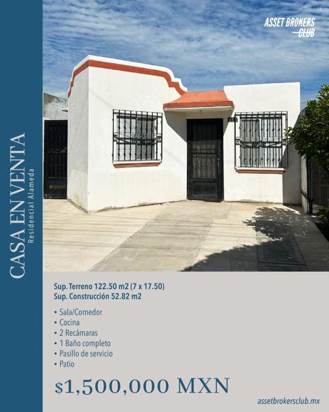 CASA EN VENTA RESIDENCIAL ALAMEDA