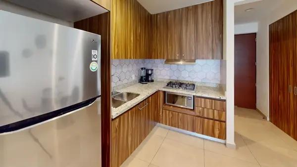 Renta de Apartamento Amueblado en Portales Sur, Ciudad de México, con Balcón y Seguridad