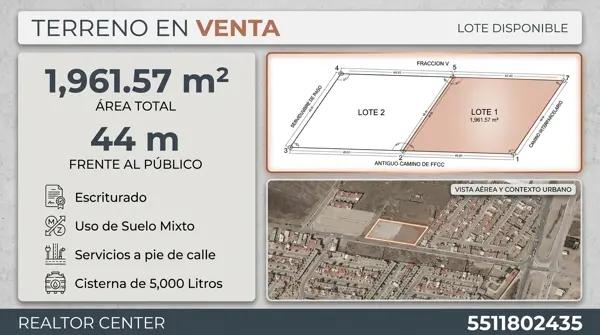 Terreno en venta en Real Toledo, Pachuca de Soto, Hidalgo