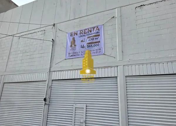 AMPLIO LOCAL DE 230 M2 EN RENTA, UBICADO EN ZONA COMERCIAL, CENTRO URBANO, CUAUTITLÁN IZCALLI.