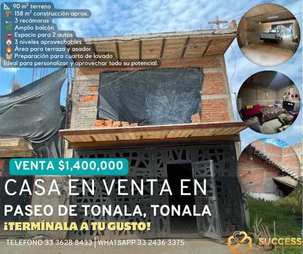 Casa en Venta – Paseos de Tonalá, Tonalá