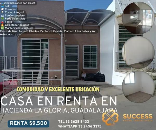 Casa en Renta – Hacienda La Gloria, Guadalajara