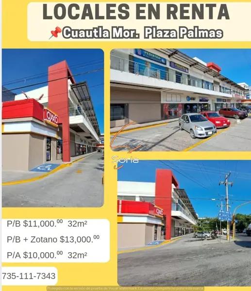 RENTA DE LOCALES 
COMECIALES  EN  CUAUTLA MORELOS