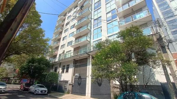 Moderno Departamento en Venta, Roma Sur, Ciudad de México con Balcon y RoofGarden JX