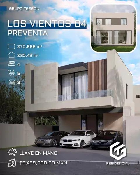 Casa en PREVENTA en MARETA RESIDENCIAL en Los Rodriguez en Santiago Nuevo León