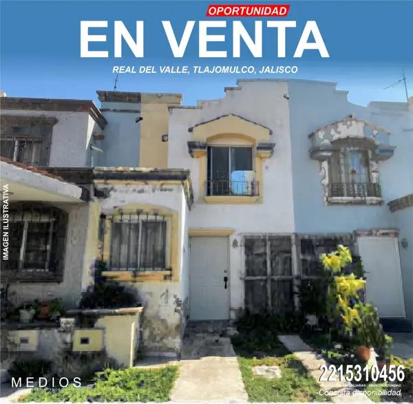 REMATE DE CASA EN REAL DEL VALLE, TLAJOMULCO, JAL. PRECIO NEGOCIABLE, SOLO CONTADO