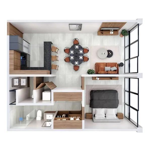 Departamento B en preventa en Mérida, Montebello
