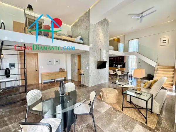 Departamento en planta baja con salida directa a la alberca