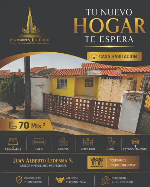Casa en Ejecución Hipotecaria en El Campanario, Veracruz - Accesible y Conveniente