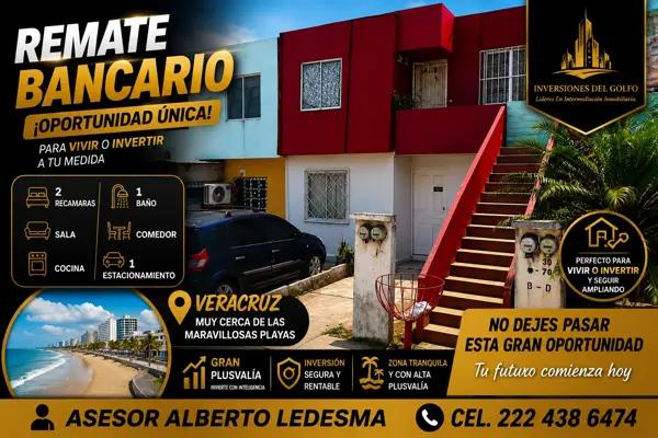 Oportunidad de adquisición de departamento en zona residencial de Veracruz