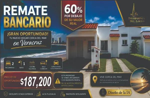 Remate Hipotecario: Casa en Cosoleacaque con Jardín, Oportunidad Única