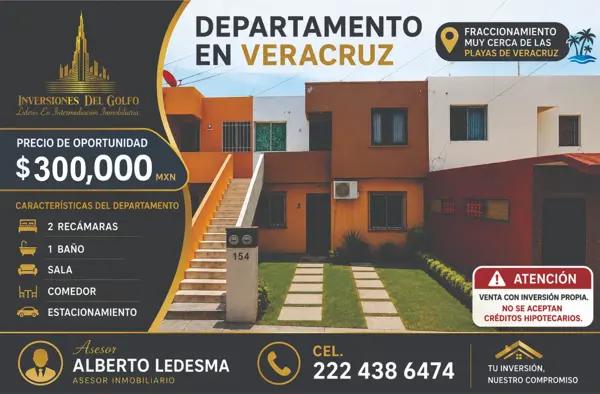 Remate Bancario: Departamento en Veracruz con Acceso para Personas Mayores