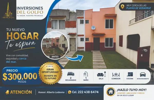 Casa en Remate Hipotecario en Residencial las Olas, Cosoleacaque, Veracruz