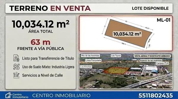 Terreno en venta en La Noria, Mineral de la Reforma, Hidalgo