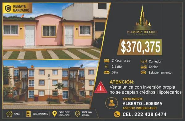 Oportunidad: Departamento en Preventa Judicial - Pueblo Nuevo, Coatzintla
