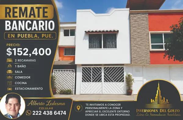 Oportunidad de Adquirir Casa en Remate Hipotecario en Lares de San Alfonso, Puebla