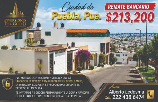Casa en Oportunidad de Adjudicación en Real del Lago, Puebla
