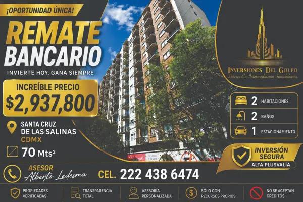 Departamento en Remate Hipotecario en Azcapotzalco, Ciudad de México