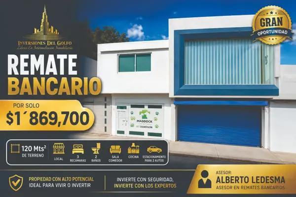 Casa en Remate Hipotecario en Puebla, La Hacienda, Oportunidad Única