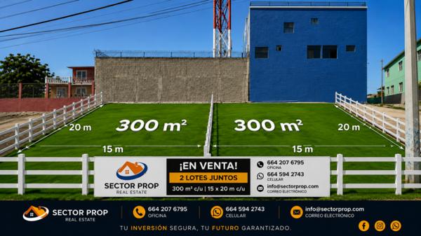 Terreno en venta en colonia Aztlan, Playas de Rosarito
