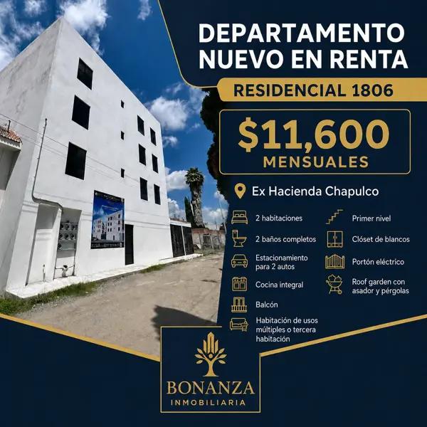Depa Nuevo en Chapulco.