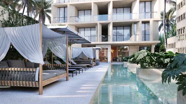 Departamento en venta en Telchac Puerto |  frente al mar