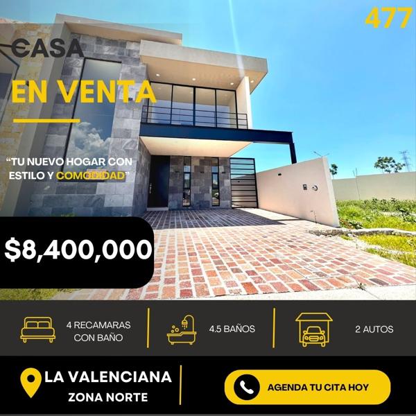 CASA EN VENTA EN LA VALENCIANA