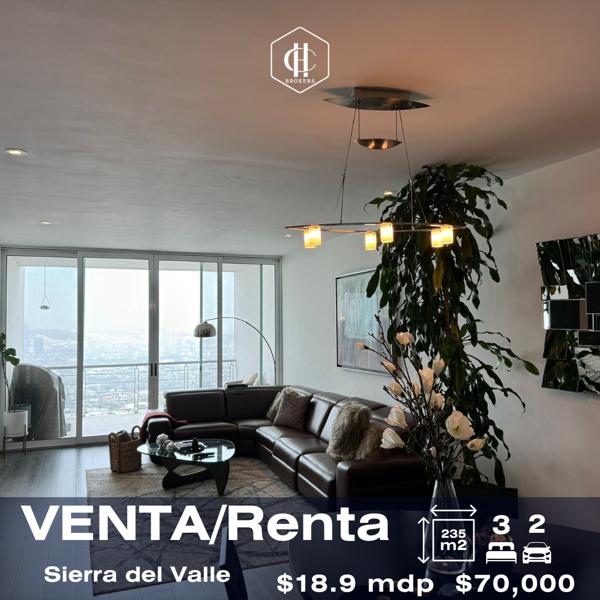 VENTA | Departamento de lujo en Sierra del valle