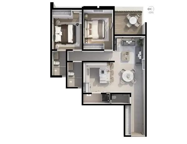 Departamento en venta en Lomas Segunda Sección, San Luis Potosí, San Luis Potosí