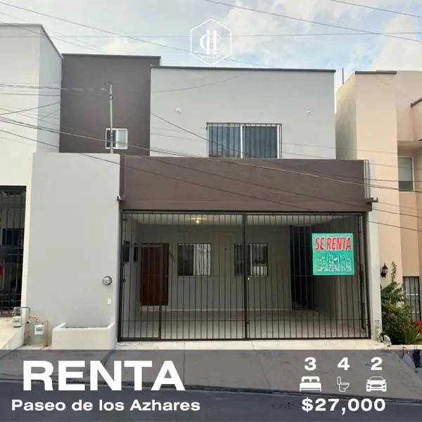 Renta| Casa en del Paseo Residencial