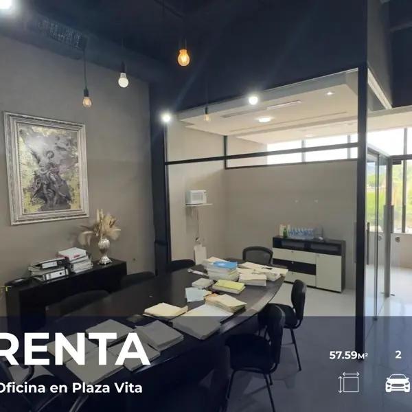 Renta Oficina Plaza Vita 3er Nivel 57.59 m²