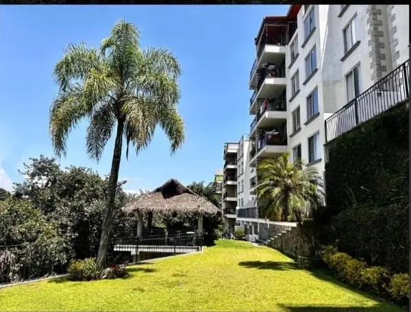 Departamento con vista panorámica. Alberca, jardin, palapa