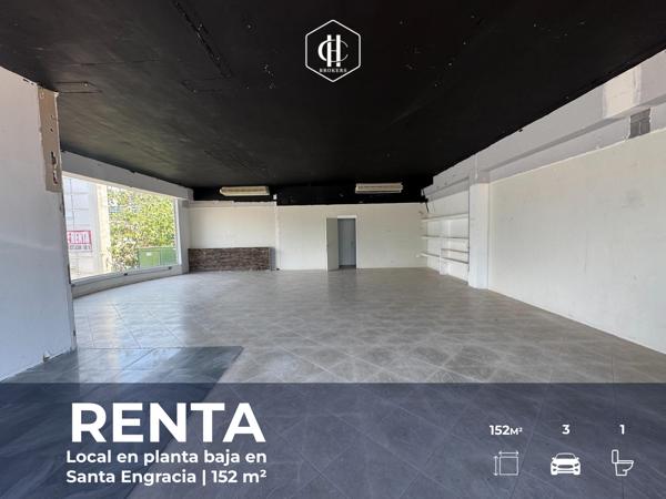 RENTA | Local en planta baja en Santa Engracia | 152 m²