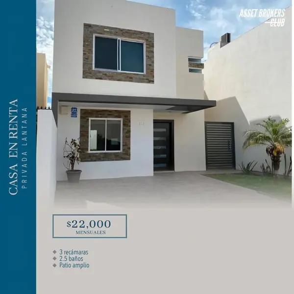 Casa en renta en Las Delicias, Ahome, Sinaloa