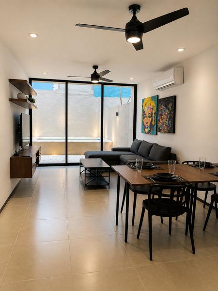| Departamento de 2 Habitaciones amueblado, en planta baja en renta |