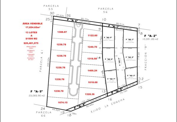 1.7 Hectarias | En venta | Ejido La Concha