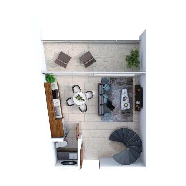 Studio loft en venta en complejo de lujo en Altabrisa