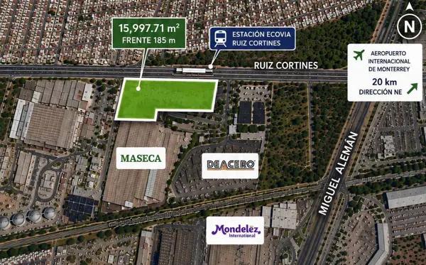 Terreno Comercial En Renta, Av. Ruiz Cortines, Guadalupe, Nuevo León