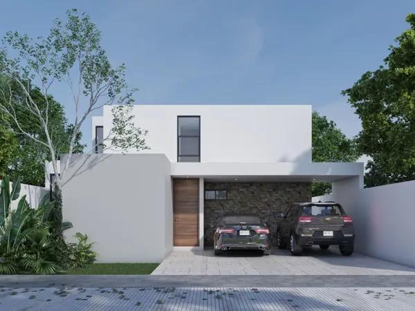 Casa con habitación en planta baja, preventa