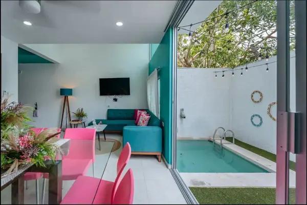 Villa Flamingo a una cuadra del mar, Chicxulub Puerto